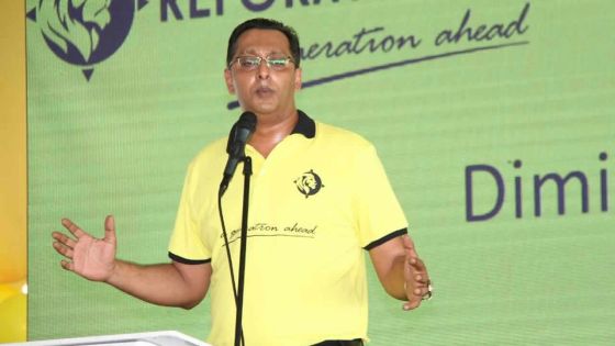 Reform Party : Bhadain propose de diminuer le salaire des ministres et députés de 25 %