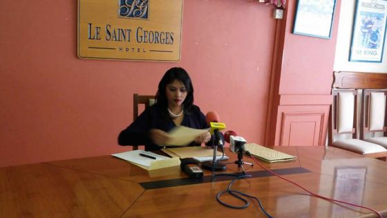 Limogée de la Commission des droits de l’homme : Anishta Babooram estime que cette décision serait liée à l’affaire Arvind Hureechurn