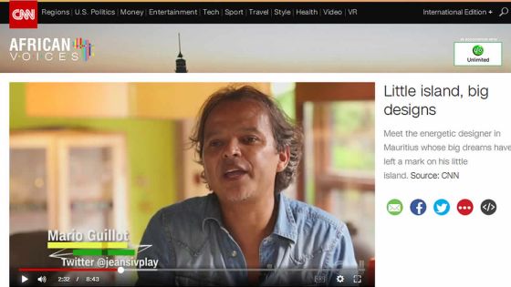 La mode mauricienne sur CNN
