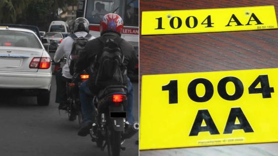 Sur nos routes : des plaques d’immatriculation illégales en circulation 