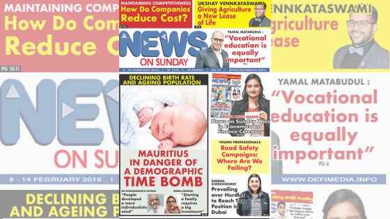 Voici la Une du News on Sunday de ce vendredi 08 Février 2019