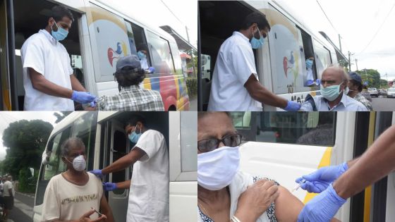 Vaccination antigrippe : exercice simple comme bonjour à Clairfonds no 2, à Vacoas
