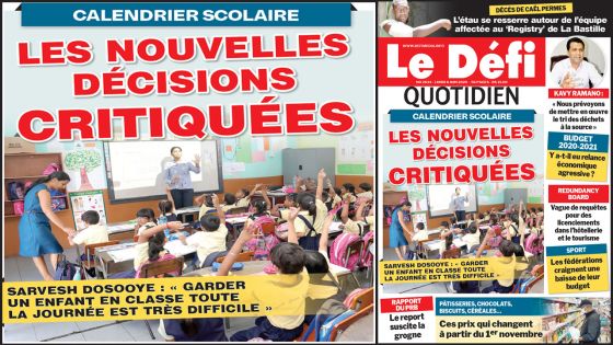 Voici la Une du Defi Quotidien de ce lundi 08 juin 2020