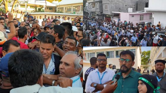 Constituency - No. 3 : Anwar Husnoo set upon by enraged crowd