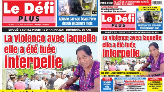 Voici la Une du Défi Plus de ce samedi 09 janvier 2021