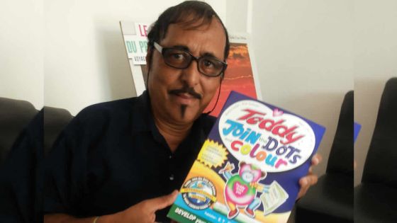 Livre pré-scolaire : Nazal Rosunally lance ‘Teddy’, l’as des pointillés et coloriages