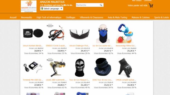 Un partenaire d’Amazon crée un site dédié aux Mauriciens