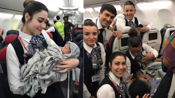 Un bébé naît en plein vol grâce à l’aide des hôtesses