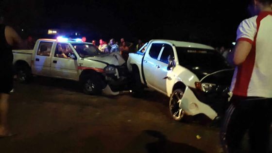 À St-Pierre : un 4x4 percute un véhicule de la police et poursuit son chemin 