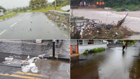 Pluviométrie : 134 mm de pluie en 3 heures à Plaisance