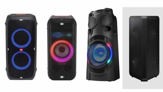 Les party speakers pour faire la fête partout