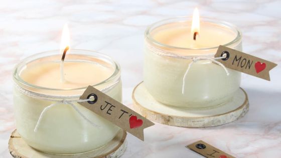 Offrez une bougie de massage DIY pour la Saint-Valentin