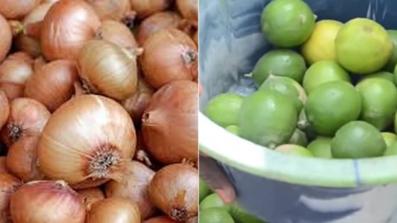 Vol d’oignons et de limons, plus de Rs 25, 000 de pertes