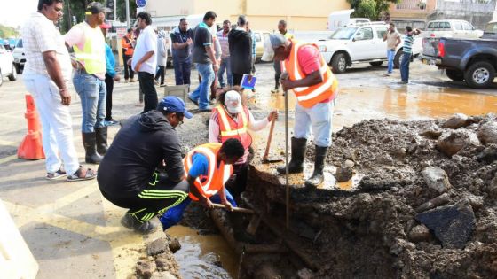 Tuyau CWA endommagé à la rue Vandermeersch : cinq familles toujours pas approvisionnées en eau