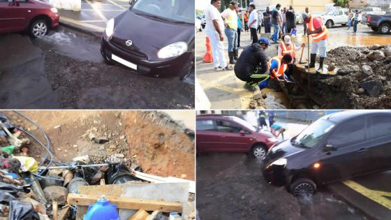 Travaux du Metro Express à Vandermeersch : des tuyaux endommagés provoquent des fuites d'eau importantes