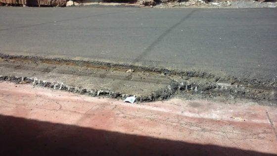 À Petite-Rivière : le bitume enlevé n’a toujours pas été replacé