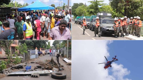 Cottage : la colère après les grosses averses, des habitants manifestent
