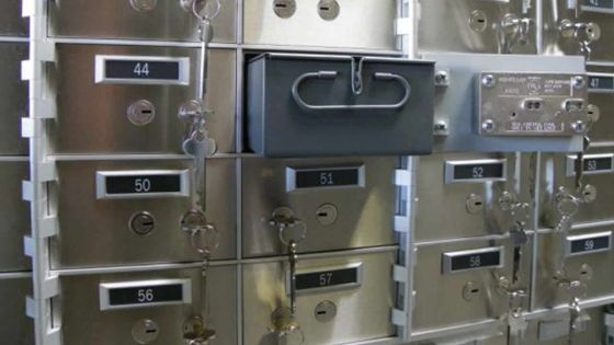 Service financier : vif intérêt pour les coffres-forts à la banque