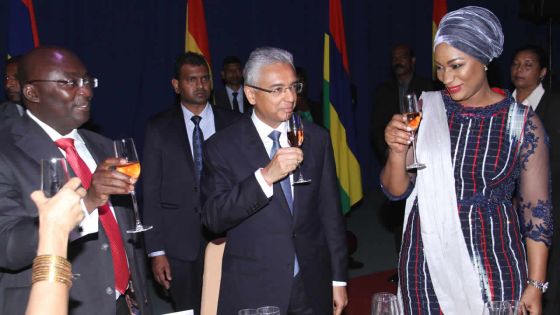 Banquet d’État - Pravind Jugnauth : «Le Ghana sollicite notre aide dans le secteur financier»