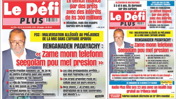 Voici la Une du Défi Plus de ce Samedi 12 Avril 2025