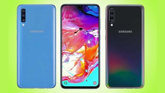 Smartphone : le Galaxy A70 disponible à Maurice