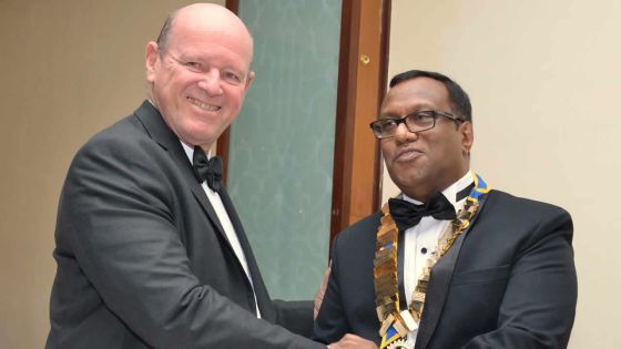 Rotary Club de Curepipe: Oodit Boodhram est le nouveau président