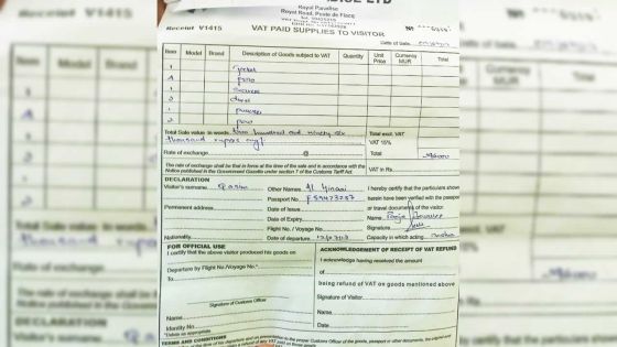 Un magasin à Poste-de-Flacq : une facture de Rs 296000 réclamée à un touriste pour des vêtements