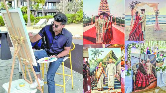 Ven, l’artiste qui peint les mariages en direct