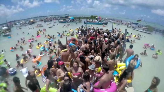 Pollutions en masse : des fêtards prennent d’assaut les ilôts 