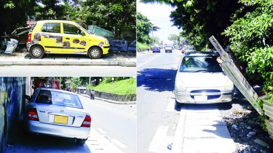 Trottoirs pour voitures