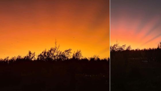 Nuages rougeâtres : un taux de dioxyde de souffre élevé est noté dans le ciel mauricien