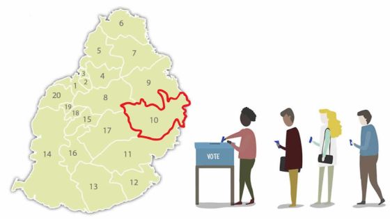 Election partielle - Le no 10 : Orange et rouge saupoudré de mauve