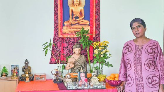 Vimla Cahoolessur : ce jour où le Dalaï Lama lui a tendu la main