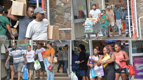 Préparatifs pré-cycloniques - Face à la menace Belal : achats, bougies et farata !