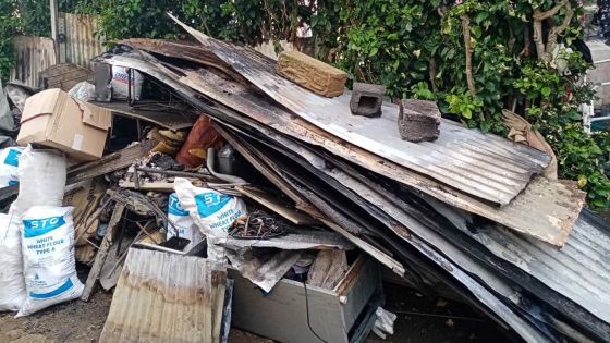 Après l’incendie de sa maison : une famille dont un bébé de 15 jours sans toit