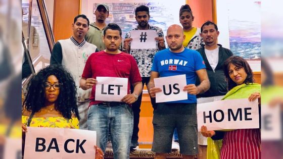 Les membres d’équipage mauriciens à bord du bateau de croisière Island Princess veulent rentrer au pays