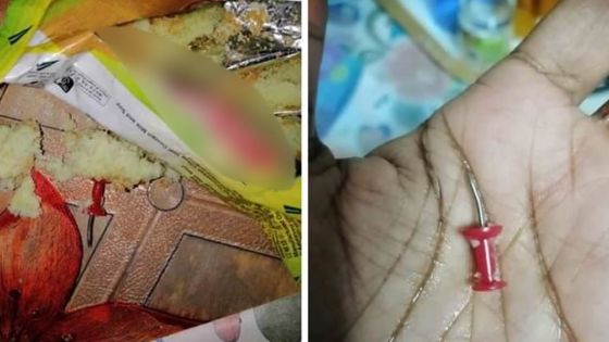 Consommation : un enfant tombe sur une punaise à papier dans un gâteau