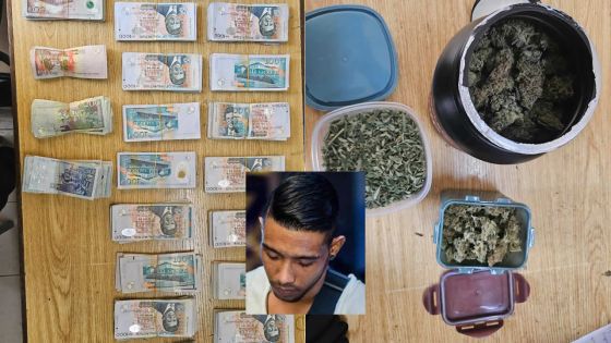 Nouvelle arrestation : Rs 1,4 M de cannabis et Rs 1 M saisis chez Hans Nayna