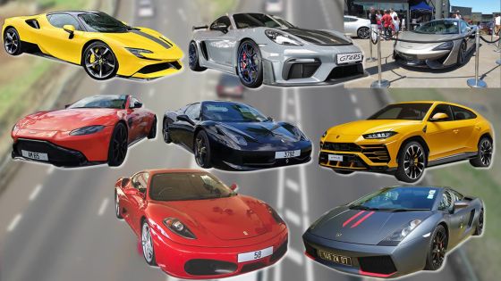 Ces supercars présentes à Maurice