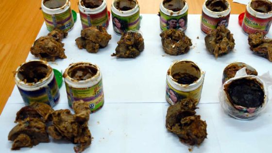 Rs 8 millions de haschisch dans des pochettes de savon : le contact local recherché à travers son cellulaire