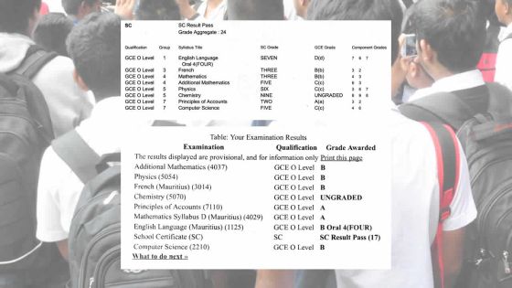 Résultats du SC : mauvaise surprise pour un élève