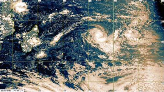 Météo : Gabekilé intensifiée en forte tempête tropicale à 1 745 km de Maurice