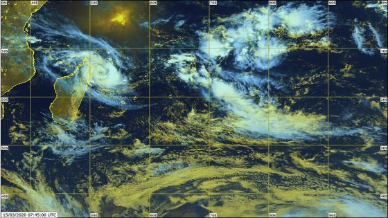 Météo : Herold « quasi-stationnaire » et  « assez loin de Maurice », l’alerte 1 maintenue