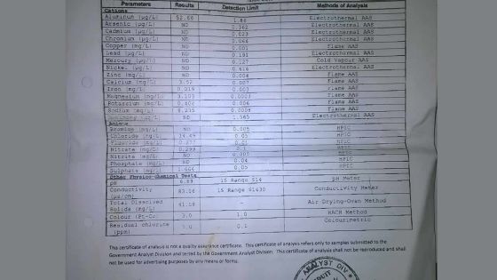 Selon un rapport technique : la qualité de l’eau utilisée pour la dialyse fait tiquer