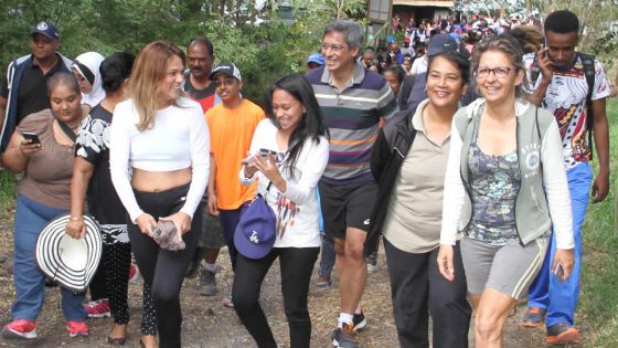 Montagne du Morne: grosse mobilisation pour une randonnée