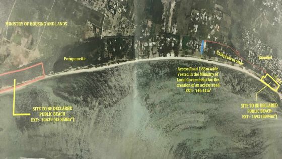 Plage publique : Pomponette étendue de 17 à 27 arpents