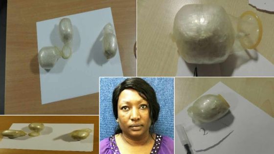 Plaisance : une Sud-Africaine arrêtée avec Rs 4,7 millions d’héroïne dans ses parties intimes