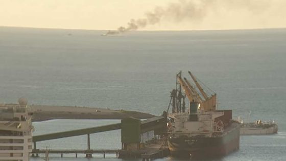 Le feu a repris sur Hijhenji, le chalutier taiwanais