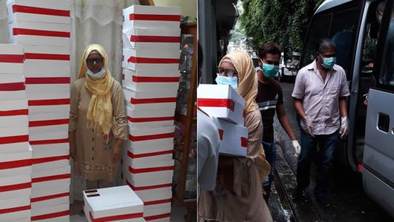 Confinement : plus de  2 tonnes de biscuits offertes à 300 familles dans le besoin