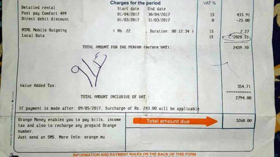MT lui a réclamé Rs 2028,51 au lieu de Rs 499 : elle demande un remboursement